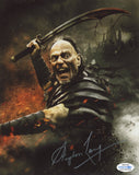 STEPHEN LANG SIGNED CONAN THE BARBARIAN 8X10 PHOTO ACOA