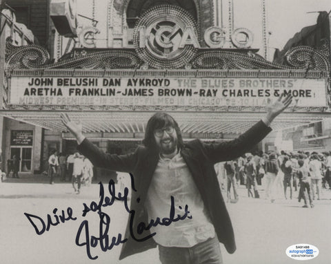 JOHN LANDIS SIGNED THE BLUES BROTHERS 8X10 PHOTO 2 ACOA