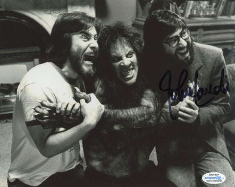 JOHN LANDIS SIGNED AN AMERICAN WEREWOLF IN LONDON 8X10 PHOTO ACOA