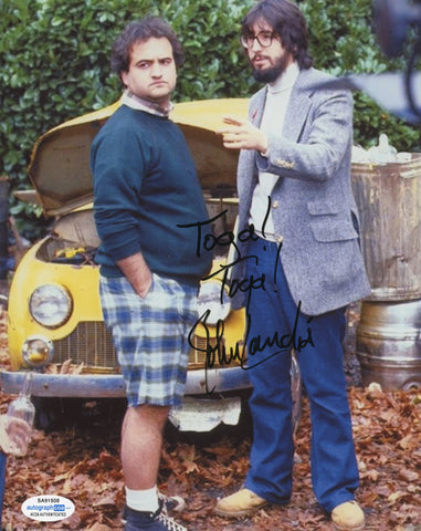 JOHN LANDIS SIGNED ANIMAL HOUSE 8X10 PHOTO ACOA