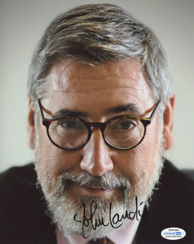 JOHN LANDIS SIGNED 8X10 PHOTO ACOA