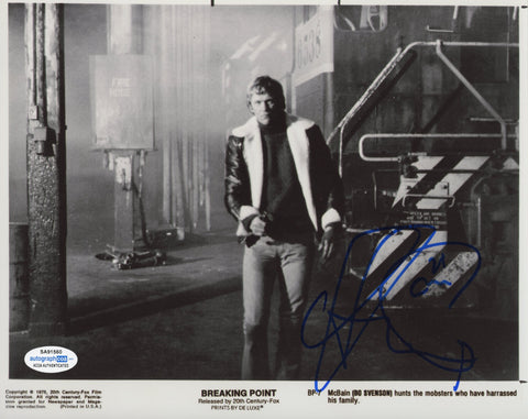 BO SVENSON SIGNED BREAKING POINT 8X10 PHOTO ACOA