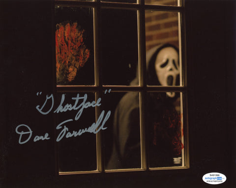 DANE FARWELL SIGNED SCREAM GHOSTFACE 8X10 PHOTO 3 ACOA