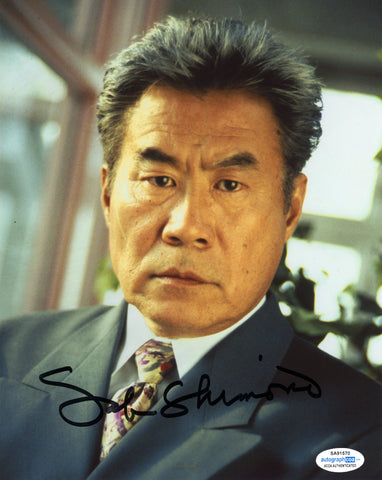 SAB SHIMONO SIGNED 3 NINJAS KICK BACK 8X10 PHOTO ACOA