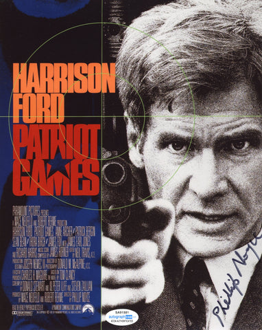 PHILLIP NOYCE SIGNED PATRIOT GAMES 8X10 PHOTO ACOA