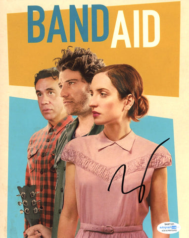 ZOE LISTER-JONES SIGNED BAND AID 8X10 PHOTO ACOA