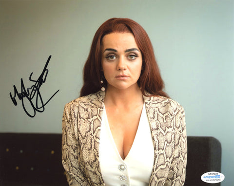 HAYLEY SQUIRES SIGNED ADULT MATERIAL 8X10 PHOTO 2 ACOA