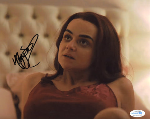 HAYLEY SQUIRES SIGNED ADULT MATERIAL 8X10 PHOTO 3 ACOA