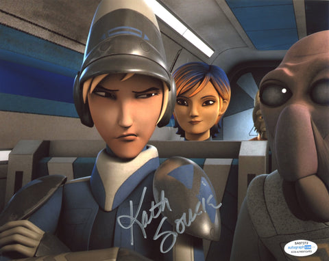 KATH SOUCIE SIGNED STAR WARS REBELS 8X10 PHOTO ACOA