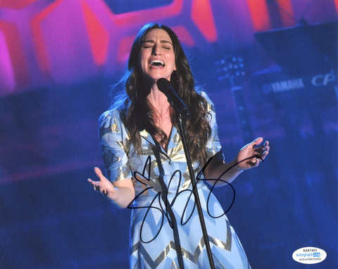 SARA BAREILLES SIGNED 8X10 PHOTO ACOA