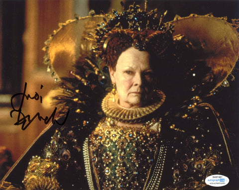 JUDI DENCH SIGNED SHAKESPEARE IN LOVE 8X10 PHOTO ACOA