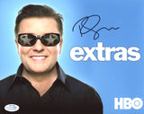 RICKY GERVAIS SIGNED EXTRAS 8X10 PHOTO ACOA