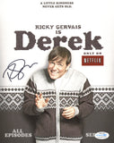 RICKY GERVAIS SIGNED DEREK 8X10 PHOTO 2 ACOA