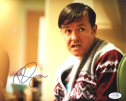 RICKY GERVAIS SIGNED DEREK 8X10 PHOTO 3 ACOA