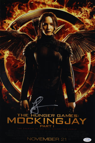 FRANCIS LAWRENCE SIGNED THE HUNGER GAMES: MOCKINGJAY PART 1 12X18 MOVIE POSTER ACOA