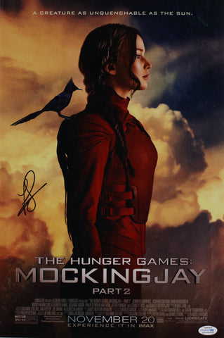 FRANCIS LAWRENCE SIGNED THE HUNGER GAMES: MOCKINGJAY PART 2 12X18 MOVIE POSTER 2 ACOA