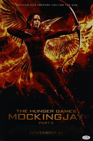 FRANCIS LAWRENCE SIGNED THE HUNGER GAMES: MOCKINGJAY PART 2 12X18 MOVIE POSTER 3 ACOA