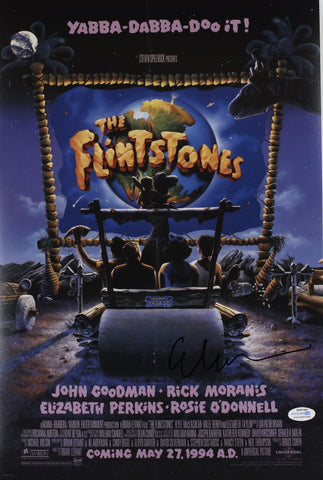 ELIZABETH PERKINS SIGNED THE FLINTSTONES 12X18 MOVIE POSTER ACOA