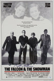 TIMOTHY HUTTON SIGNED THE FALCON & THE SNOWMAN 12X18 MOVIE POSTER ACOA