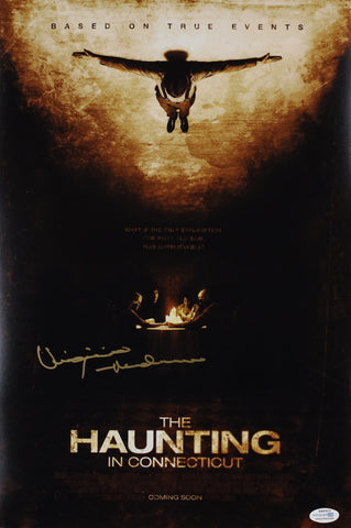 VIRGINIA MADSEN SIGNED THE HAUNTING IN CONNECTICUT 12X18 MOVIE POSTER ACOA