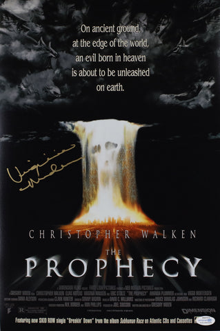 VIRGINIA MADSEN SIGNED THE PROPHECY 12X18 MOVIE POSTER ACOA