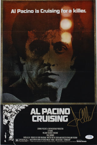 KAREN ALLEN SIGNED CRUISING 12X18 MOVIE POSTER ACOA