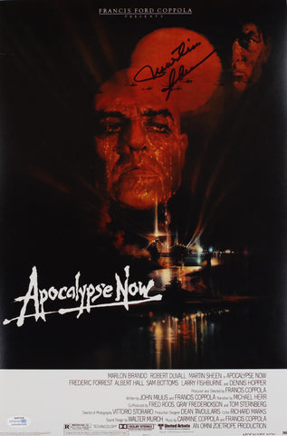 MARTIN SHEEN SIGNED APOCALYPSE NOW 12X18 MOVIE POSTER ACOA