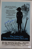 MARTIN SHEEN SIGNED THE LITTLE GIRL WHO LIVES DOWN THE LANE 12X18 MOVIE POSTER ACOA