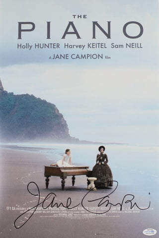 JANE CAMPION SIGNED THE PIANO 12X18 MOVIE POSTER ACOA