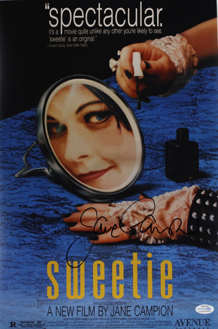 JANE CAMPION SIGNED SWEETIE 12X18 MOVIE POSTER ACOA