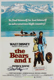 PATRICK WAYNE SIGNED THE BEARS AND I 12X18 MOVIE POSTER ACOA