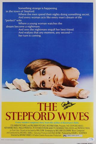PAULA PRENTISS SIGNED THE STEPFORD WIVES 12X18 MOVIE POSTER ACOA