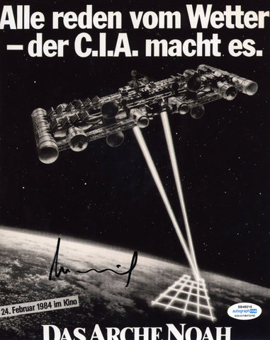 ROLAND EMMERICH SIGNED DAS ARCHE NOAH PRINZIP 8X10 PHOTO ACOA