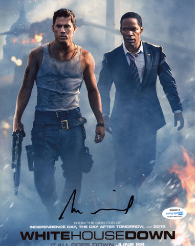 ROLAND EMMERICH SIGNED WHITE HOUSE DOWN 8X10 PHOTO ACOA