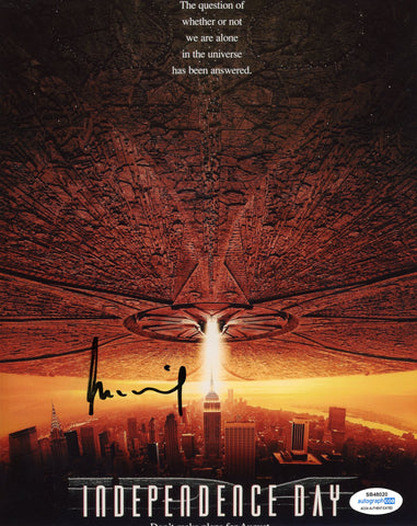 ROLAND EMMERICH SIGNED INDEPENDENCE DAY 8X10 PHOTO 2 ACOA