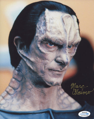 MARC ALAIMO SIGNED STAR TREK DEEP SPACE NINE 8X10 PHOTO ACOA