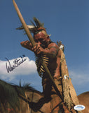 WES STUDI SIGNED DANCES WITH WOLVES 8X10 PHOTO ACOA