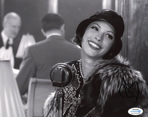 BERENICE BEJO SIGNED THE ARTIST 8X10 PHOTO 2 ACOA