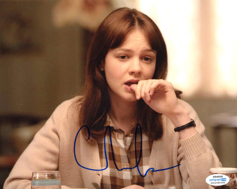 CAREY MULLIGAN SIGNED AN EDUCATION 8X10 PHOTO ACOA
