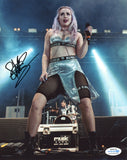 SKYE SWEETNAM SIGNED SUMO CYCO 8X10 PHOTO ACOA