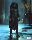 JAVICIA LESLIE SIGNED BATWOMAN 8X10 PHOTO 2 ACOA
