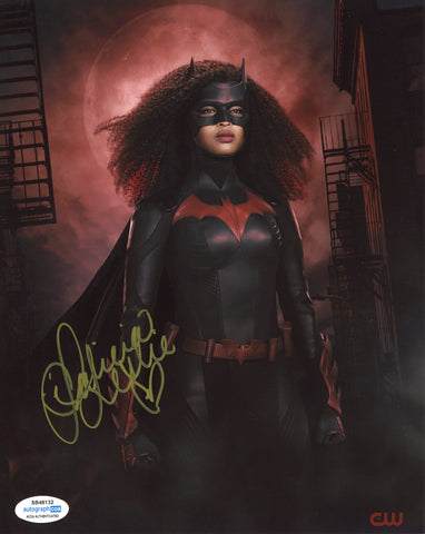JAVICIA LESLIE SIGNED BATWOMAN 8X10 PHOTO 3 ACOA