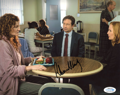 REBECCA WISOCKY SIGNED THE X FILES 8X10 PHOTO ACOA