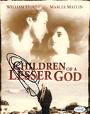 MARLEE MATLIN SIGNED CHILDREN OF A LESSER GOD 8X10 PHOTO ACOA