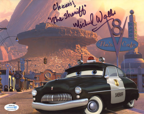 MICHAEL WALLIS SIGNED CARS 8X10 PHOTO ACOA