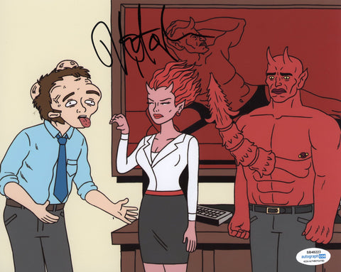 NATASHA LEGGERO SIGNED UGLY AMERICANS 8X10 PHOTO 2 ACOA