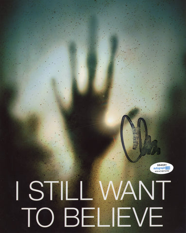 CHRIS CARTER SIGNED THE X FILES 8X10 PHOTO 3 ACOA