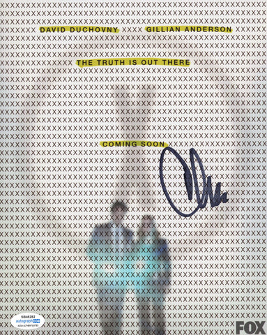 CHRIS CARTER SIGNED THE X FILES 8X10 PHOTO 4 ACOA