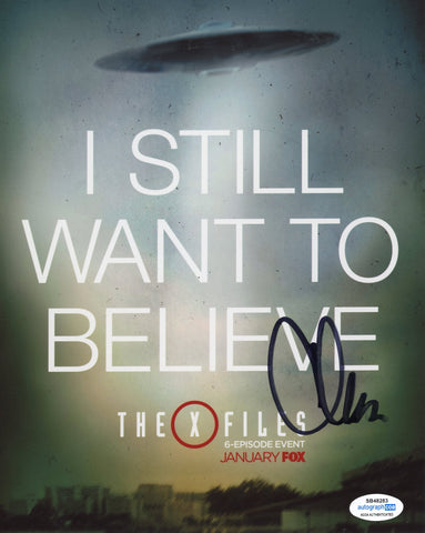 CHRIS CARTER SIGNED THE X FILES 8X10 PHOTO 5 ACOA
