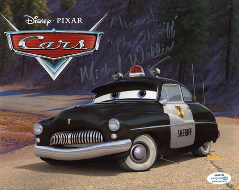 MICHAEL WALLIS SIGNED CARS 8X10 PHOTO 3 ACOA